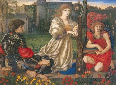 Edward Burne-Jones Le Chant D'Amour reproduccione de cuadro