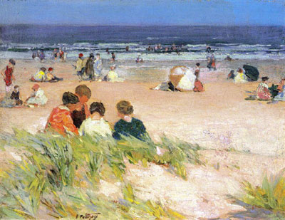 Edward Henry Potthast Por la costa reproduccione de cuadro