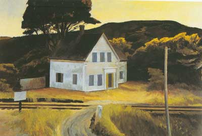 Edward Hopper Cabo Cod en octubre reproduccione de cuadro