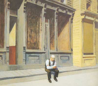 Edward Hopper Domingo reproduccione de cuadro