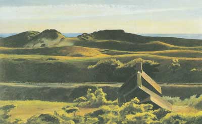 Edward Hopper Hills, South Truro reproduccione de cuadro