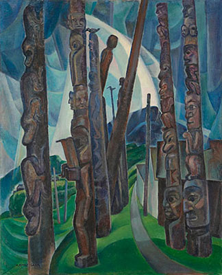 Emily Carr Kitwancool reproduccione de cuadro