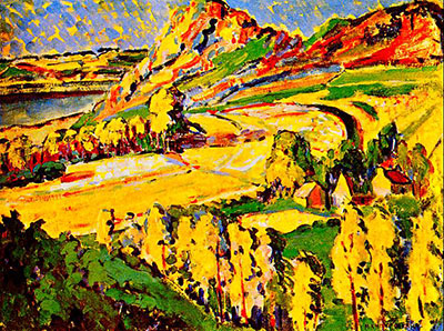 Emily Carr Otoño en Francia reproduccione de cuadro