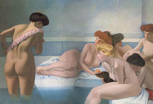 Felix Vallotton El Bath turco reproduccione de cuadro