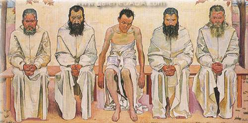 Ferdinand Hodler Cansado de la vida reproduccione de cuadro