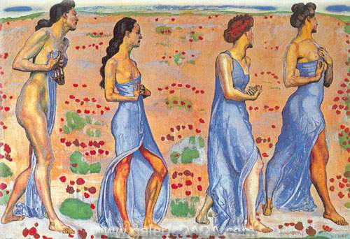 Ferdinand Hodler Emoción reproduccione de cuadro