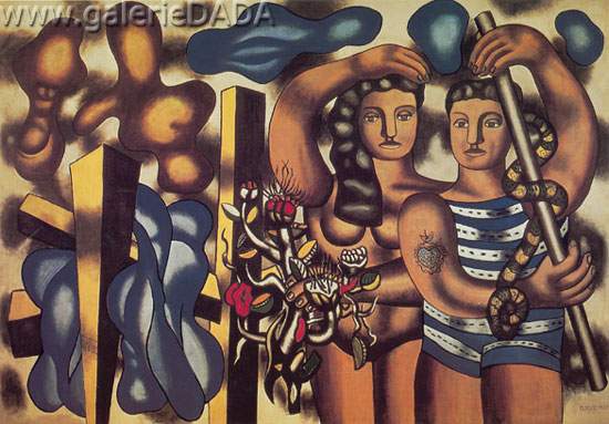 Fernand Leger Adam y Eve reproduccione de cuadro