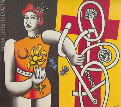 Fernand Leger La gran Julie. reproduccione de cuadro