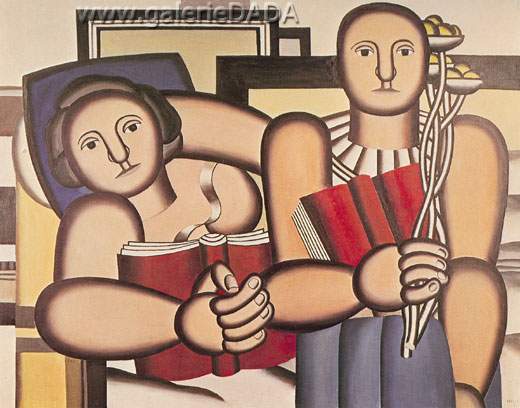 Fernand Leger Los lectores reproduccione de cuadro