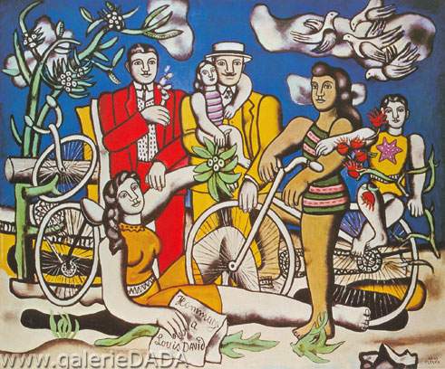 Fernand Leger Los Loisirs reproduccione de cuadro