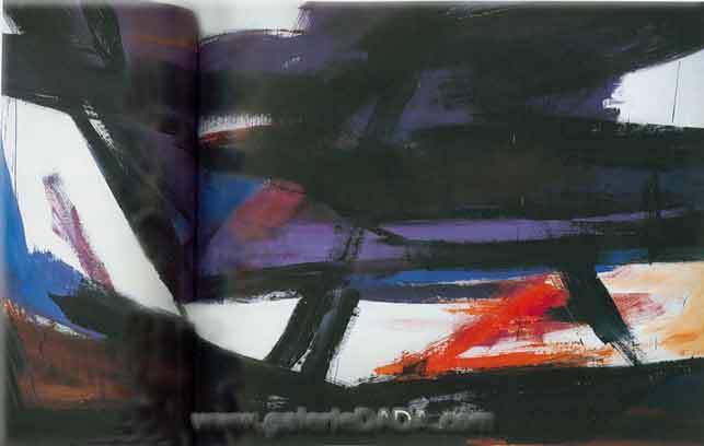 Franz Kline AndrusCity in California USA reproduccione de cuadro