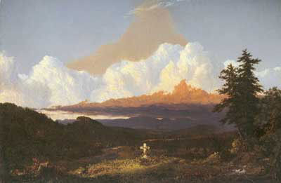 Frederic Edwin Church A la memoria de Cole reproduccione de cuadro