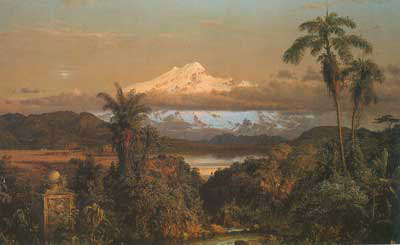 Frederic Edwin Church CayambeCity in California USA reproduccione de cuadro