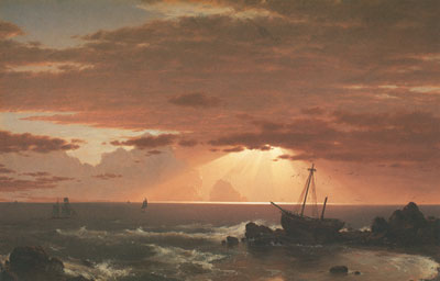 Frederic Edwin Church El Wreck reproduccione de cuadro