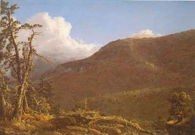 Frederic Edwin Church Paisaje de Nueva Inglaterra reproduccione de cuadro