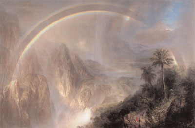 Frederic Edwin Church Temporada de lluvias en los Trópicos reproduccione de cuadro