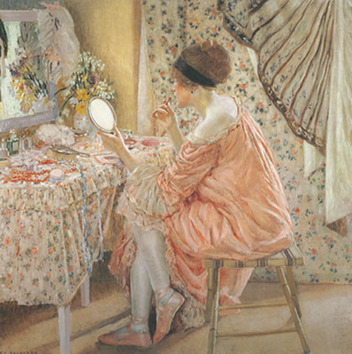 Frederick Frieseke Antes de su aparición reproduccione de cuadro