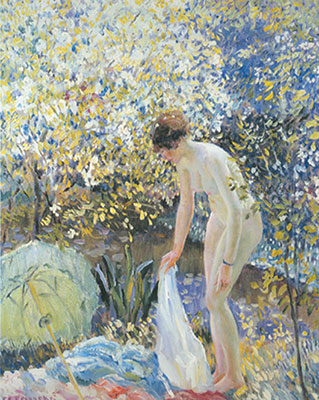 Frederick Frieseke Cherry Blossom reproduccione de cuadro