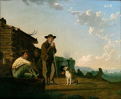 George Caleb Bingham Los ocupantes ilegales reproduccione de cuadro