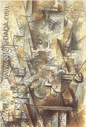 Georges Braque Todavía vive con Violin reproduccione de cuadro