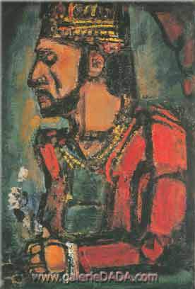 Georges Rouault El viejo rey reproduccione de cuadro