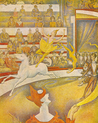 Georges Seurat El Circo reproduccione de cuadro