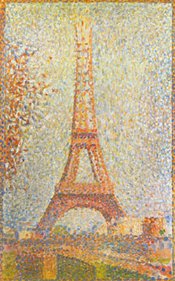 Georges Seurat La Torre Eiffel reproduccione de cuadro