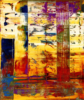 Gerhard Richter Cuadro abstracto 6 reproduccione de cuadro