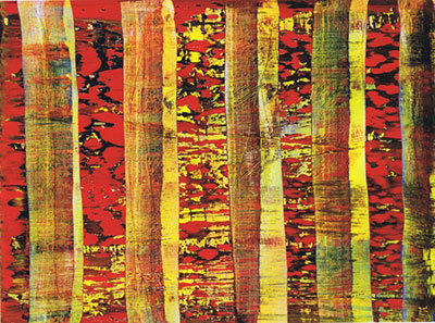 Gerhard Richter Cuadro abstracto 8 reproduccione de cuadro