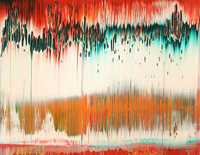 Gerhard Richter Fuji. reproduccione de cuadro