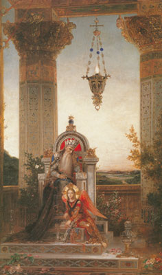 Gustave Moreau David reproduccione de cuadro