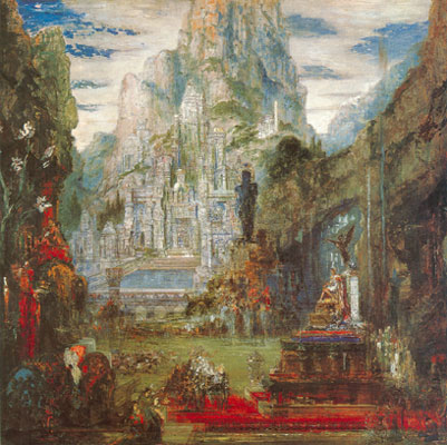 Gustave Moreau El Triumfo de Alejandro Magno reproduccione de cuadro