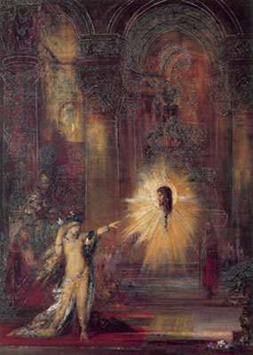 Gustave Moreau La Apparición reproduccione de cuadro