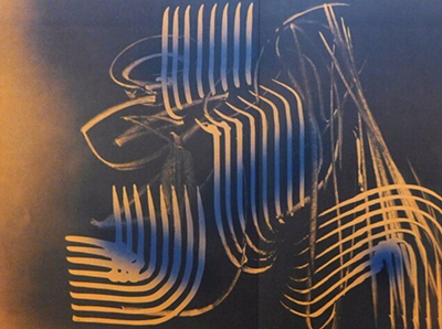 Hans Hartung Farandole 7 reproduccione de cuadro