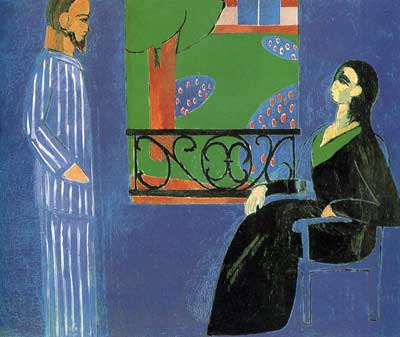 Henri Matisse La conversación reproduccione de cuadro