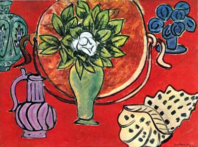 Henri Matisse Todavía vive con una Magnolia reproduccione de cuadro