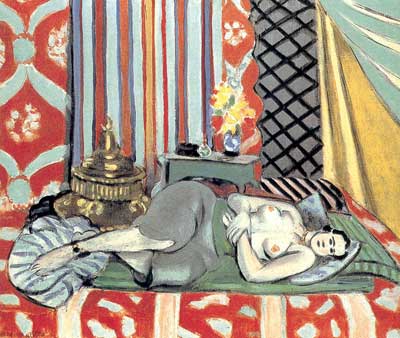 Henri Matisse Una niña tumbada en su espalda reproduccione de cuadro