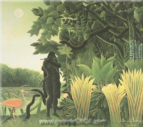 Henri Rousseau El Charmer Serpiente reproduccione de cuadro