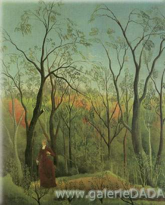 Henri Rousseau Una caminata en el bosque reproduccione de cuadro