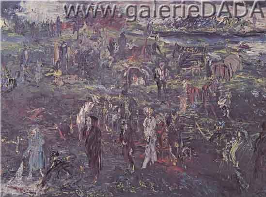 Jack Butler Yeats Camping de tinkers reproduccione de cuadro