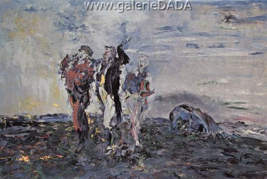 Jack Butler Yeats Gritando reproduccione de cuadro