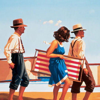 Jack Vettriano Dulce Pájaro de la Juventud reproduccione de cuadro