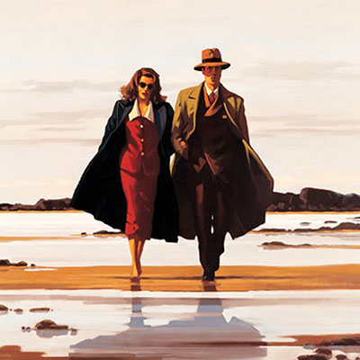 Jack Vettriano El camino a ninguna parte reproduccione de cuadro