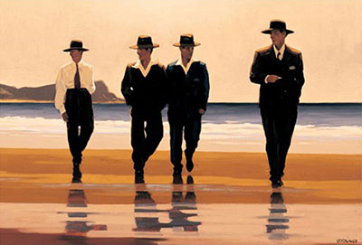 Jack Vettriano Los Billy Boys reproduccione de cuadro