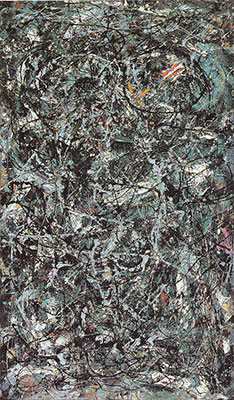 Jackson Pollock Fathom 5 completo reproduccione de cuadro