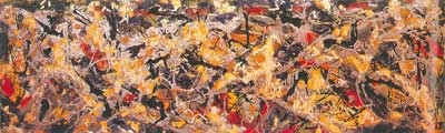 Jackson Pollock FriezeCity in California USA reproduccione de cuadro