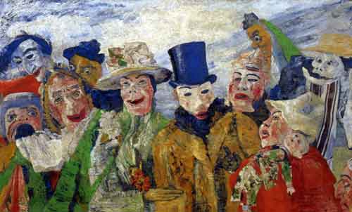 James Ensor La intriga reproduccione de cuadro