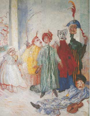 James Ensor Las máscaras Strange reproduccione de cuadro