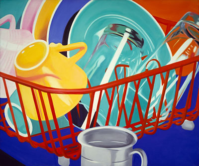 James Rosenquist Platos reproduccione de cuadro