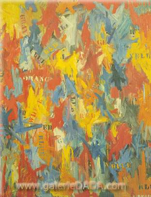 Jasper Johns Inicio falso reproduccione de cuadro